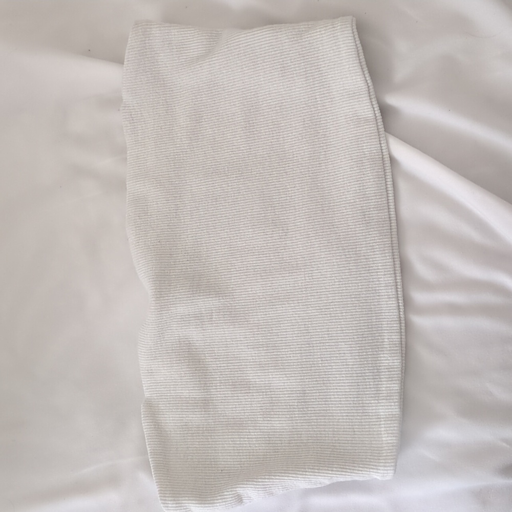 white tube top, size small, shein